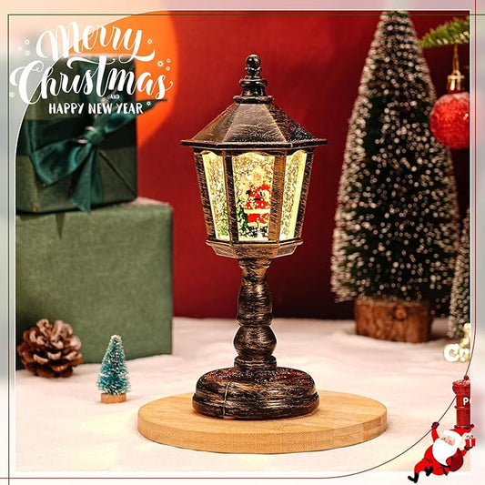 🎅✨Christmas promotion🎄Christmas Snow Night Light with Music Luminous Decoration Lamp✨