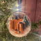 Christmas tree decoration transparent ball