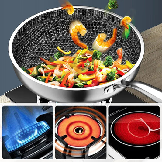 👨‍🍳 The Pan Michelin Chefs Swear By! - 5X More Durable Non Stick Stainless Steel Frying Pan🍳 (No More Burnt Eggs!)
