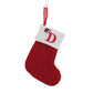 Cozy Knit Socks, Embroidered Candy Gift Bag, Letter Christmas Stocking - Perfect for the Little Ones!