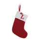 Cozy Knit Socks, Embroidered Candy Gift Bag, Letter Christmas Stocking - Perfect for the Little Ones!