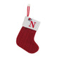 Cozy Knit Socks, Embroidered Candy Gift Bag, Letter Christmas Stocking - Perfect for the Little Ones!