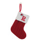 Cozy Knit Socks, Embroidered Candy Gift Bag, Letter Christmas Stocking - Perfect for the Little Ones!