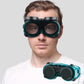 Fold-up welding goggles