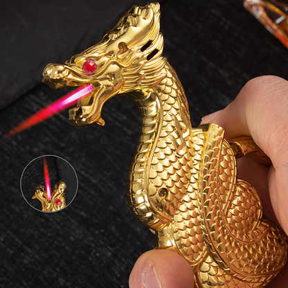 New Carved Dragon Shape Metal Lighter（50% OFF）