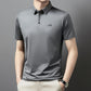 Summer Short Sleeve Business Lapel Shirt for Men