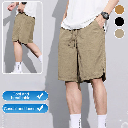 Men's Summer Casual Loose Fit Shorts with Pockets