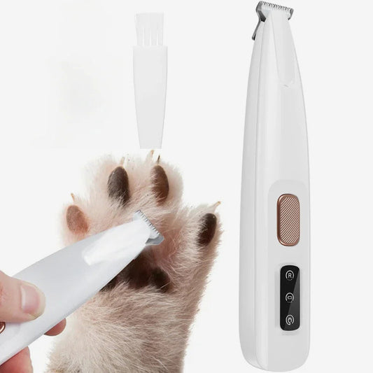 😻Waterproof Rechargeable Pet Shaver with LED Light