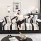 All-Season Universal Non-slip Striped Sofa Cover