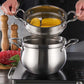 Multipurpose Large Capacity Stainless Steel Steamer Pot