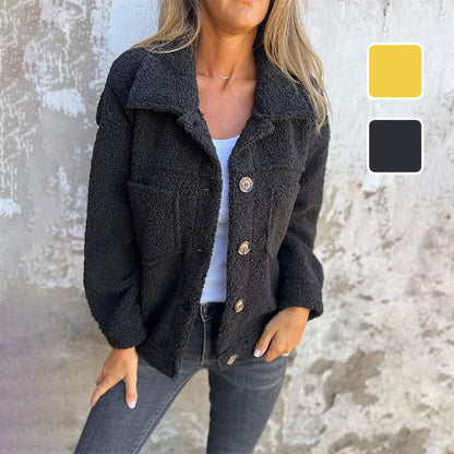 🍂Fall Specials🍂Women's Warm Lapel Cropped Jacket