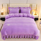 Ultra-Soft Luxury Thickened Faux Velvet 4-Piece Bedding Set