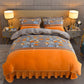 Ultra-Soft Luxury Thickened Faux Velvet 4-Piece Bedding Set