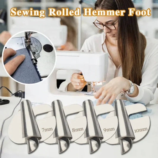 Multifuntional Sewing Rolled Hemmer Foot