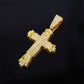 Collier avec Pendentif Croix Audacieux en Strass au Style Hip-hop