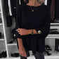 👚VENTE CHAUDE 48% - Haut tricoté classique de couleur unie pour femme
