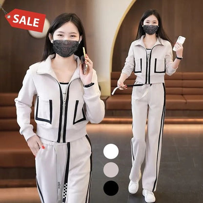 Fashion Casual Loose Long Sleeve Sports Suit for Woman（50% OFF）