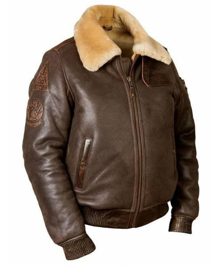 FAST EAGLE SHEEPSKIN FLIGHT JACKET