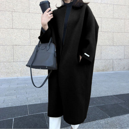 Best Gift-Winter Women's Elegant Fashion Solid Color Long Coat