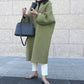 Best Gift-Winter Women's Elegant Fashion Solid Color Long Coat