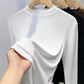 Gift for Women! Fashionable Stretchy Slim Stand-collar Base Shirt