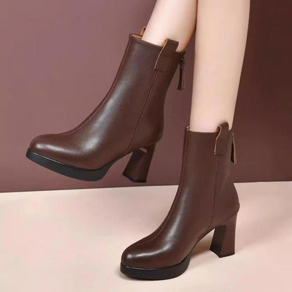 🔥50% OFF🔥Ladies Stylish Pointed Toe High Heel Boots