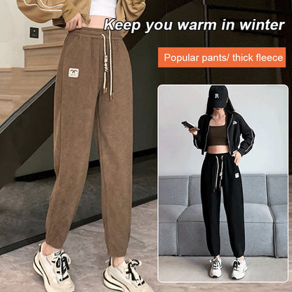 🔥✨HOT SALE 29.99🎄🎁Thickened Warm Drawstring Sweatpants(40% OFF)