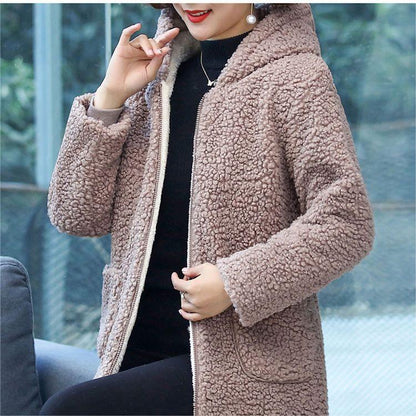 🔥HOT SALE 32.99🔥🎅Women's Hooded Padded Thickened Winter Jacket(50% OFF)