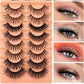 [Best Gift For Her] Natural Look Fluffy Individual Cluster Eyelashes