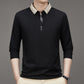 Men's Business Casual Solid Color Lapel Base T-shirt（50% OFF）